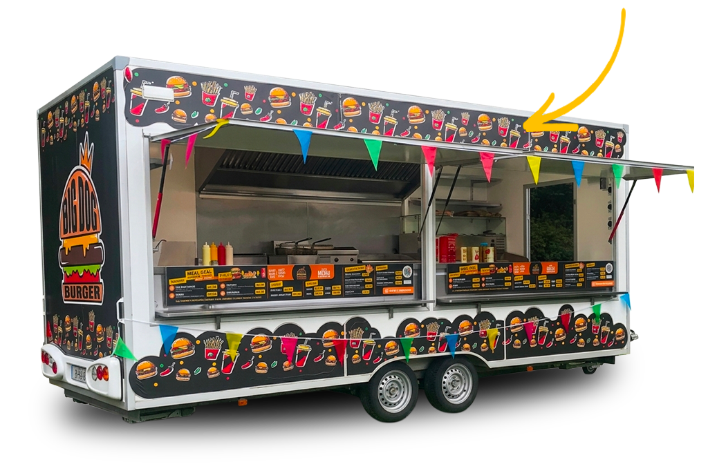 Big Dog Burger mobile catering van